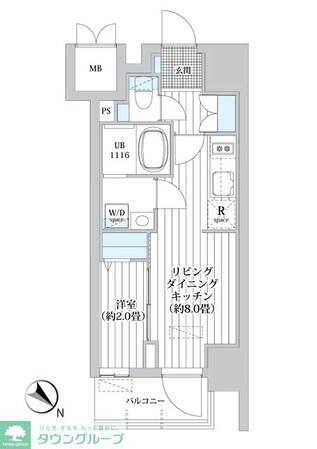 オーパスホームズ南行徳の物件間取画像